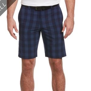 NWOT Callaway Men’s Printed Plaid Short in Peacoat